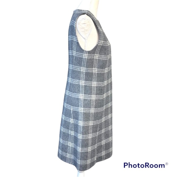 Theory Vent Front Shift Dress wool/cashmere Sz 6 - Picture 5 of 9